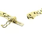 Image 6 of Two-tone gold panther link bracelet | 19 cm