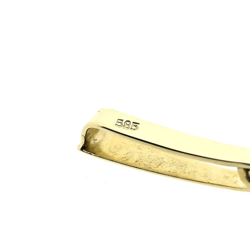 Image 3 of Gold pendant with citrine