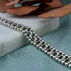 Image 2 of Silver gallery wire link bracelet | 20 cm