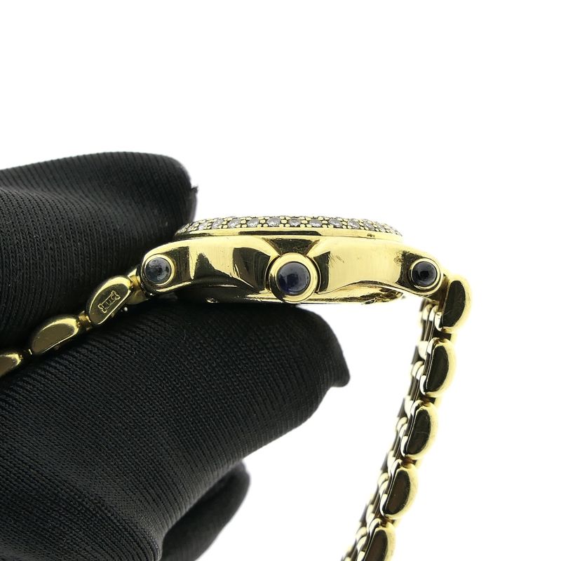 Image 8 of Chopard Happy Sport 27/6151; Exclusive 18k gold women's watch with diamonds