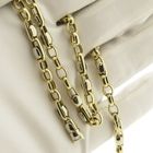 Image 7 of Two-tone gold anchor link necklace
