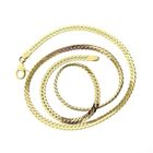 Image 5 of Gold flat gourmet link chain