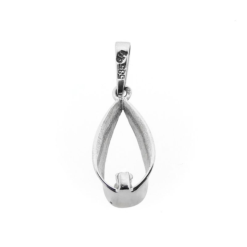 Image 6 of White gold pendant with diamond | 0.02 ct.