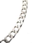 Image 5 of Silver flat gourmet link bracelet | 22 cm