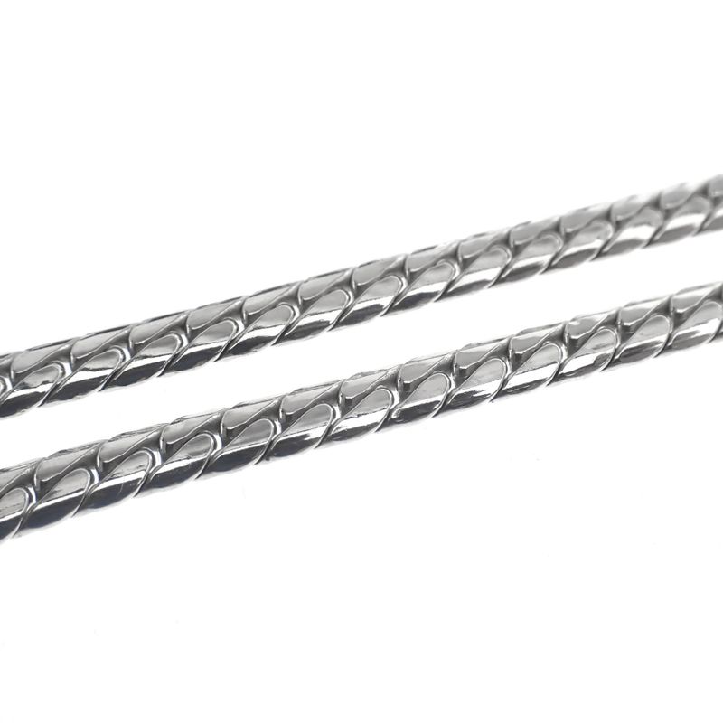 Image 6 of Silver necklace with fixed pendant | 43 cm