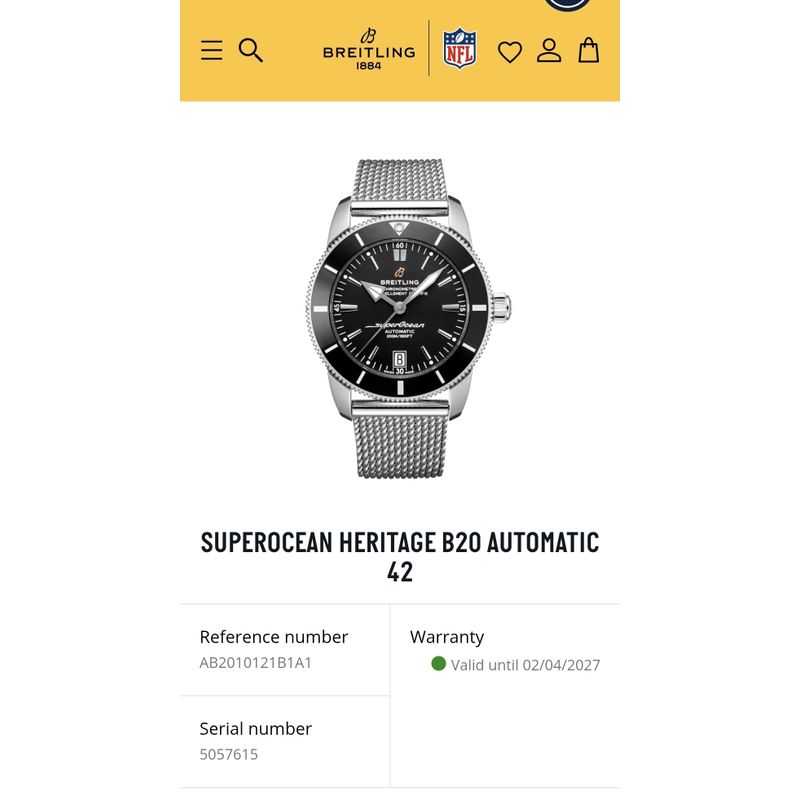 Image 22 of Breitling Superocean Heritage ‘Edition Speciale’ 42mm AB2010; Automatic men's watch