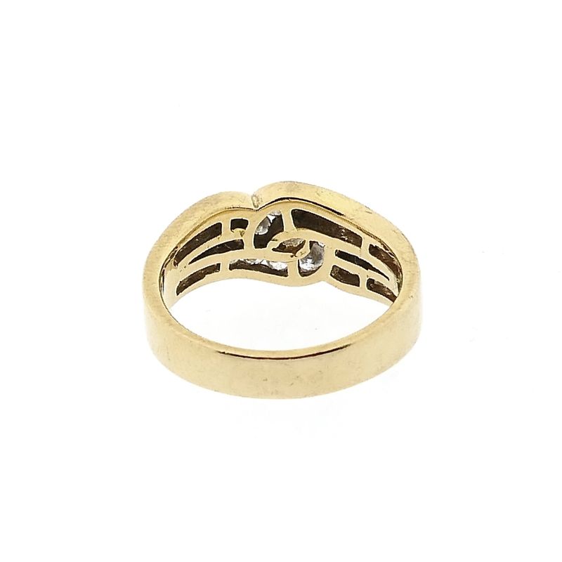 Image 4 of Gold Ring with Diamond; 14 Karat; 0.50 ct; Size 16.25