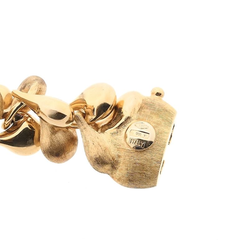 Image 7 of Bicolor gold Nanis Trasformista bracelet; 20.5 cm