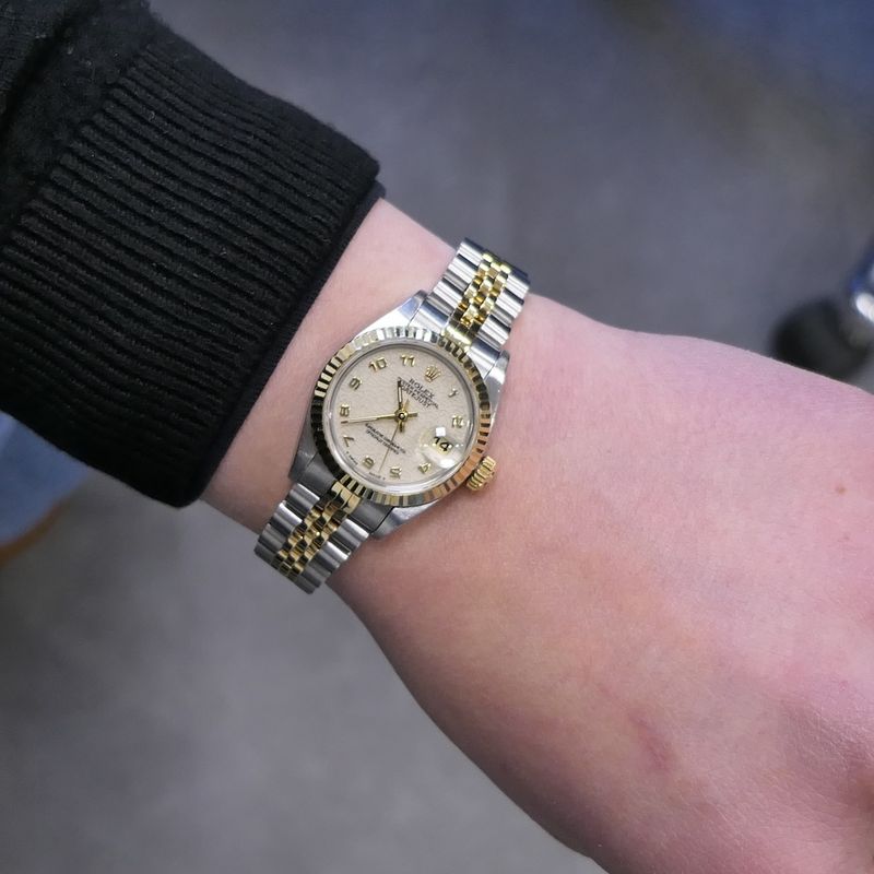 Image 22 of Rolex Datejust 26mm 'Full-Set'; Goud/stalen dames horloge