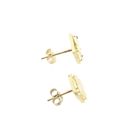 Image 9 of Gold square fantasy stud earrings