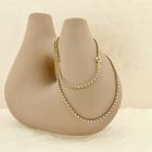 Image 2 of Gold jasseron link chain | 54 cm