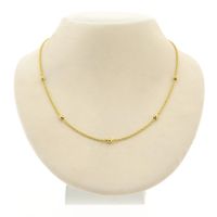 8K Twisted Link Chain with Beads | 40cm - 42cm