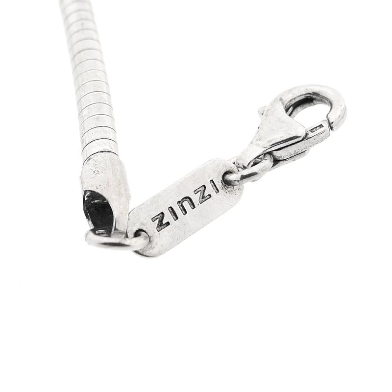 Image 6 of Zinzi Silver Snake Chain Necklace