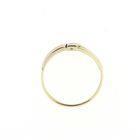 Image 5 of Two-tone gold solitaire ring with diamond | 0.02 ct.