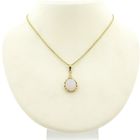 Image 10 of Gold pendant with white opal | Vintage