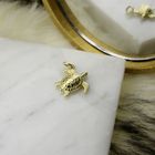 Image 7 of Gold pendant of a sea turtle