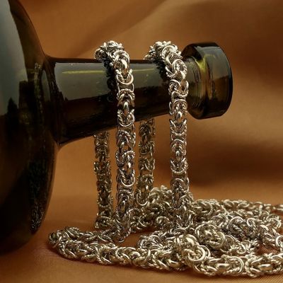 Image 2 of Silver long king chain | 80 cm