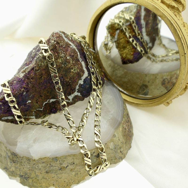 Image 2 of Gold infinity link necklace | 58.5 cm