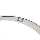 Image 7 of White gold entourage ring with diamond | 0.26 ct.