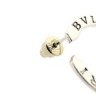 Image 3 of White gold earrings; BVLGARI lookalike