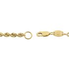 Image 9 of Gold twisted link chain with tassels and zirconia