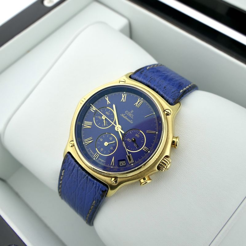Image 19 of Ebel 1911 Automatic Chronograph 8134901; 18k gold watch
