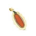 Image 6 of Vintage gold pendant with carnelian