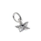 Image 4 of Pandora charm pendant; Silver; Sea star