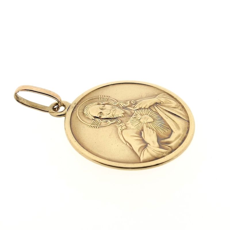 Image 2 of Golden pendant of Christ