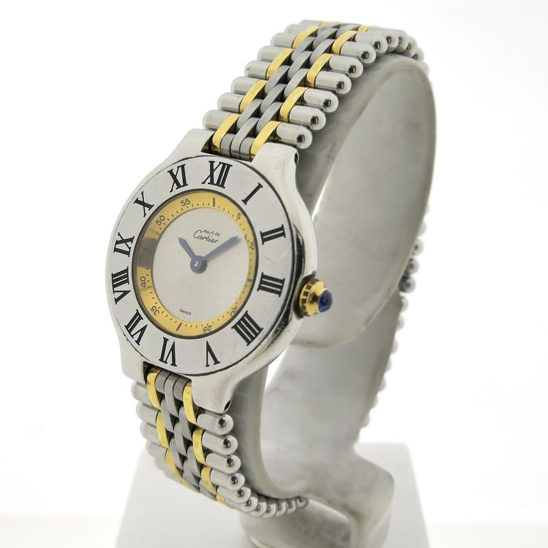 Image 2 of Cartier Must 21; Bi-color women's watch