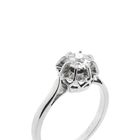 Image 2 of White gold solitaire ring with diamond; 0.43 ct.
