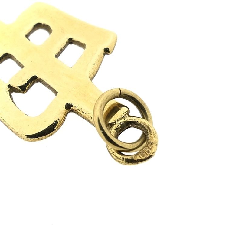 Image 3 of Golden pendant of Chinese horoscope sign; Monkey