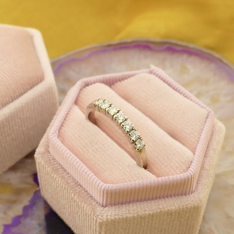 Image 2 of White gold ring with diamond | 0.35 ct. | Le chic