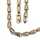 Image 1 of Two-tone gold fantasy link necklace