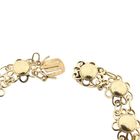 Image 5 of Gold Bracelet with Garnet; 14 Karat; 18.5 cm
