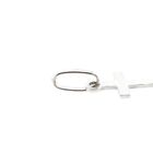Afbeelding 5 van Witgouden kruis hanger