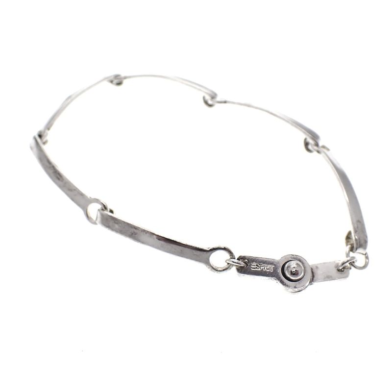 Image 2 of Silver smooth link bracelet; 19 cm | ESPRIT