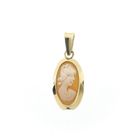 Image 1 of Vintage gold pendant with cameo