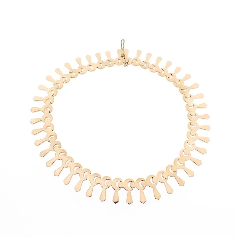 Image 5 of Gold Cleopatra link necklace