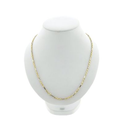 Image 1 of Two-tone gold Figarope necklace; Cento group