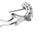 Image 5 of White gold stud earrings with diamonds 1.12 ct.