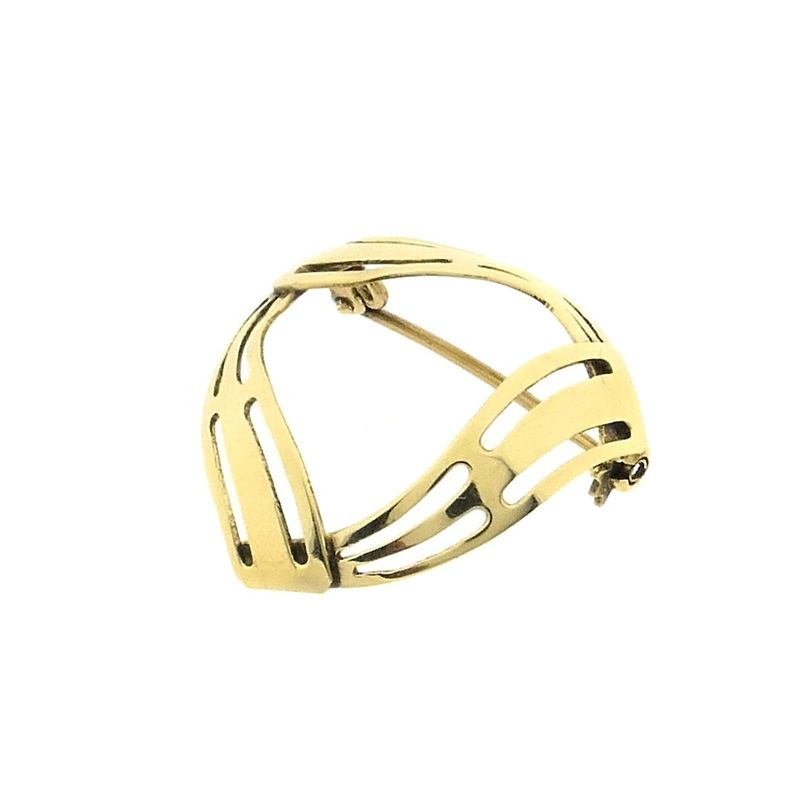 Image 8 of 8 carat vintage abstract brooch