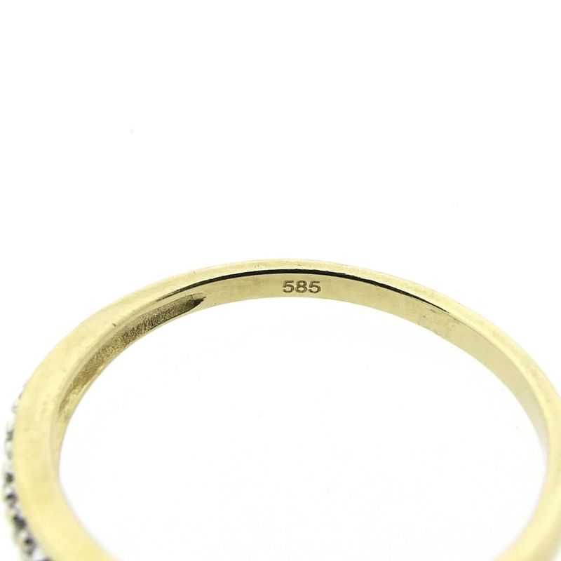 Image 6 of Gold ring with diamond | 0.05 ct.