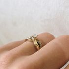 Image 8 of Vintage gold ring with diamond | 0.26 ct.