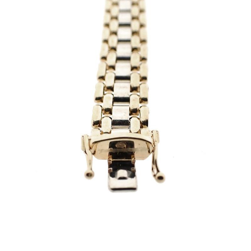 Image 6 of Bicolor gold Bismarck link bracelet