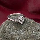 Image 1 of White gold ring with diamond 0.80 ct.