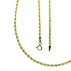 Image 1 of Gold twisted link chain | 55 cm