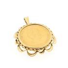 Image 3 of Gold pendant of 10 guilder coin Queen Wilhelmina 1917