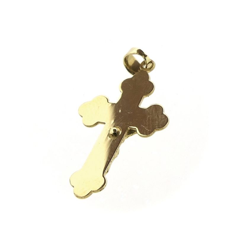 Image 5 of Antique gold 19th century pendant of a cross with corpus