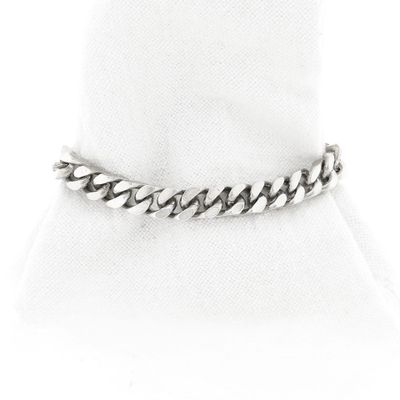 Image 1 of Silver Gourmet Chain Bracelet
